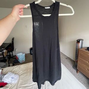 Free People Intimately High-Neck Ribbed Tank - Black